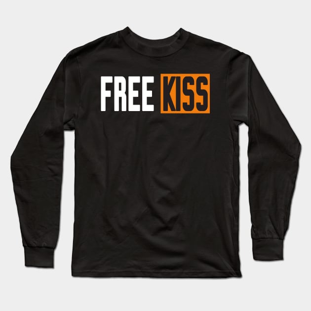Free Kiss Long Sleeve T-Shirt by WorkMemes